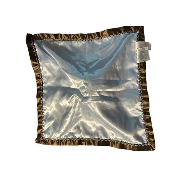 Carter's CHILD OF MINE Blue Brown I LOVE HUGS Bear Lovey Baby Security Blanket - Picture 4 of 5